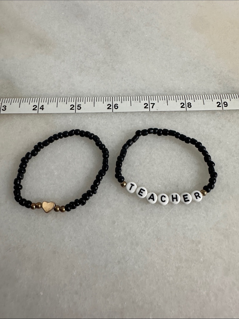 Beaded Teacher Bracelets -